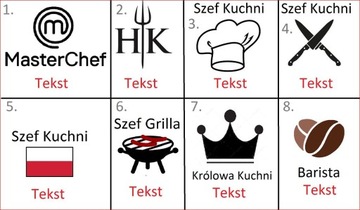 Кухонный фартук-гриль Вышивка Мастер Шеф подарок
