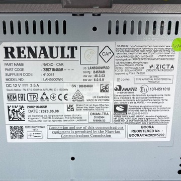 фото thumb №15, Радио мультимедийные dacia jogger sandero iii logan iii 280216465r