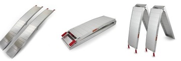 NAJAZDY SKŁADANE DO 680KG ALUMINIOWE ZESTAW 2 SZT