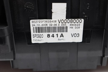 фото thumb №6, Seat altea toledo iii fr спідометр  прилади спідометр дизель 5p0920841a