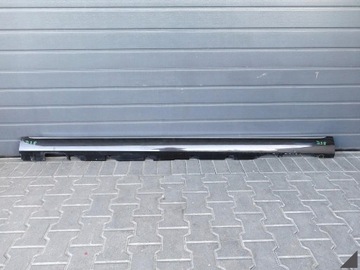 фото thumb №1, Audi a8 4h0 4h4 d4 рестайлинг 09-17 порог накладка планка левая хром длинный x7u