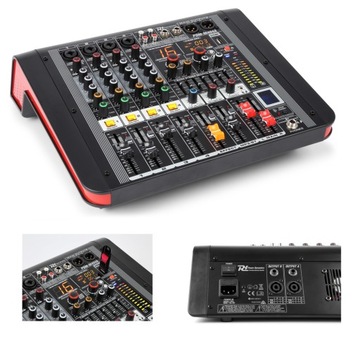 4-КАНАЛЬНЫЙ АНАЛОГОВЫЙ МОЩНЫЙ МИКШЕР PD 400 Вт/USB/BT