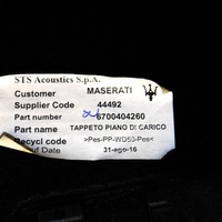 фото thumb №7, Maserati ghibli 2017 обшивка багажника 6700404260