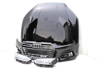 фото thumb №6, Audi a5 8w f5 ly9t перед капот крила бампер pas переднє лампи лампа mat