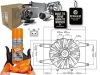 фото thumb №1, Вентилятор радіатора з корпус alfa romeo 147 1. #petrolhead pro+ kit4