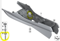 фото thumb №9, Болти тунель середнього bmw x3 x4 оригінальний номер 7119907130