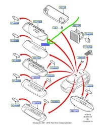 фото thumb №1, Лампа освітлення салону ford fiesta mk6 fusion