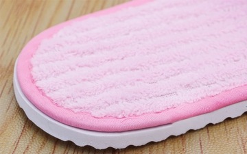 Тапочки для гостиниц Универсальные тапочки FROTTE, закрытые носки, 1 пара, РОЗОВЫЕ, 28 см