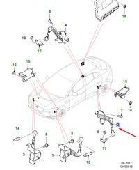 фото thumb №1, Jaguar i-pace x590 rear left height датчик t4k1550 original