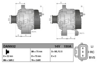 Генератор ford электрика зарядки [a]: 150 1.8tdci Доставка, фото thumb
