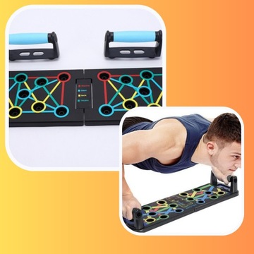 РУЧКИ ДЛЯ ДОСКИ ДЛЯ УПРАЖНЕНИЙ ОТЖИМАНИЯ PUSH PUSH-UPS 16в1