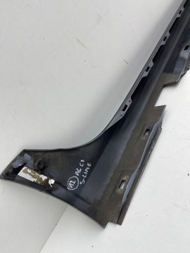 фото thumb №11, Audi a6 c7 планка накладка порога порогова ліва колір lz9y чорний