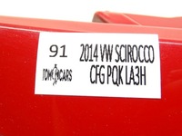 фото thumb №11, Бампер перед передній vw scirocco iii 1k8 колір la3h