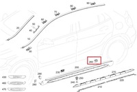 фото thumb №2, Mercedes gla cla w176 w246 кліпса планки порогової