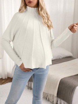 SHEIN Свитер для беременных с кокеткой и рукавами реглан S