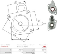 Головка стартер sbr0160s Оригинал, фото thumb