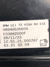 фото thumb №8, Лампа led праві зад w кришка багажника bmw x1 u11 h8946535609