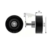 Купити Ролик ремінь клиновий t36163 gates bmw 3 z3 e36, фото thumb