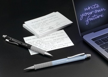FABER-CASTELL Карандаш механический с ластиком для стилусов Apollo 0,5 мм ЧЕРНЫЙ