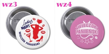 PRZYPINKA NA WIECZÓR PANIEŃSKI PANNA MŁODA IMIĘ