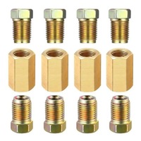 фото thumb №14, 4x mosiężny соединитель трубка тормозной с насадки stalowymi m10x1