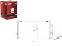 фото thumb №1, Конденсатор конденсатор кондиціонера volvo s v40 06 95- hart