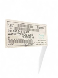 фото thumb №10, Porsche 911 991 обшивка багажника