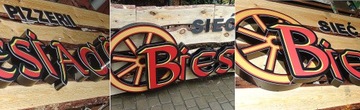 Объемная буква 45 см со светодиодной подсветкой / БЕЛАЯ