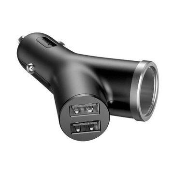 РАЗДЕЛИТЕЛЬ ПРИкурИВАТЕЛЬ АВТОМОБИЛЬНОЕ ЗАРЯДНОЕ УСТРОЙСТВО РАЗЪЕМ USB BL6