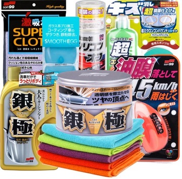 SOFT99 KIWAMI LIGHT WAX + ГЛИНА + GLACO + НАБОР МИКРО