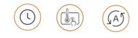 Нагревательный коврик под плитку DS2-15/XRT01-BB с Wi-Fi, 1,5 м², комплект, белый