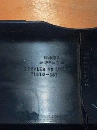 фото thumb №11, Honda civic vii 7 type r 2000 - 2006 спойлер бампера заднего задняя 71510-s5t