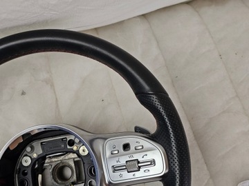 фото thumb №5, Руль кожа мультифункция переключатель mercedes cla w118 w253 w177