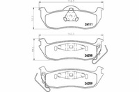 фото thumb №8, Тормозные колодки ham. jeep commander/grand