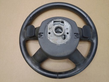 фото thumb №16, Кермо + подушка безпеки мультифункція пелюстки шкіра audi a6 c6 роки 2004-2008