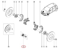 фото thumb №3, Подшипник ступица колеса dacia lodgy 1.2 tce