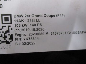 фото thumb №9, Крыша панорама bmw 2 f44 grand купе