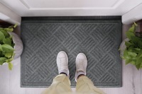 Коврик «Parquet», тёмно-серый, 60 см × 90 см