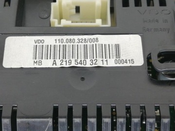 фото thumb №9, Mercedes cls63 w219 кластер a2195403211 amg mph