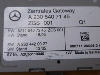 R230 sl 5,5 amg модуль шлюз a2305407145 Оригинал, фото thumb