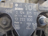 фото thumb №5, Opel corsa d 1.4 генератор 13222930 проверенный