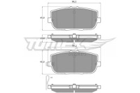 фото thumb №5, Тормозные колодки тормозной. mazda mx-5 05-14 задняя