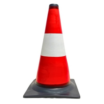 PACHOŁEK DROGOWY SŁUPEK OSTRZEGAWCZY 40CM WAGA 1KG WYTRZYMAŁY TWARDY