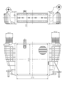 фото thumb №13, Nrf інтеркулер nissan note 1.5d 2006- 309043