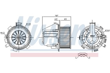 фото thumb №8, Вентилятор интерьера - воздуходувка [ nissens ] 87281