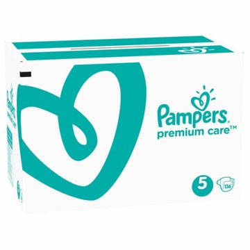 ПОДГУЗНИКИ PAMPERS PREMIUM CARE Размер 5 136 ШТ.
