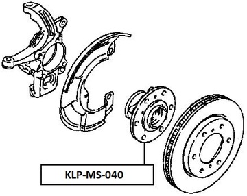 фото thumb №13, Ступица колёса перед klp-ms-040 nty