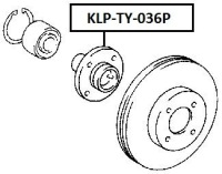 фото thumb №2, Ступиця колеса перед bez підшипник toyota corolla 01-