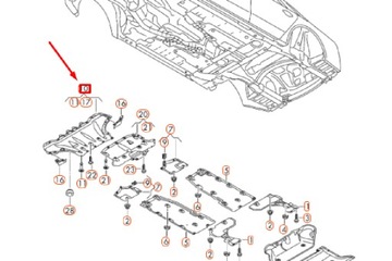 фото thumb №9, Audi a8 4h d4 нижня захист камери двигуна 4h0825235j нова оригінальна