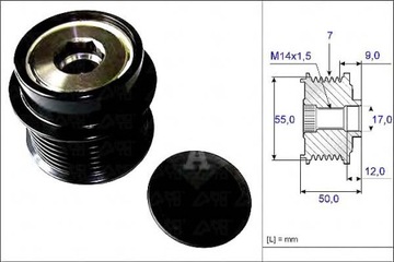 фото thumb №1, Ina колесо пасове генератора toyota 2,4vvti rav-4 i
